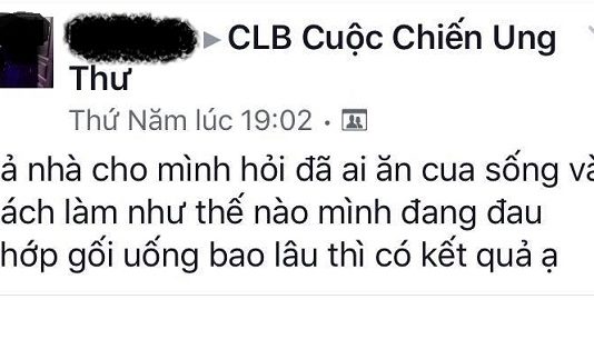 ăn cua sống